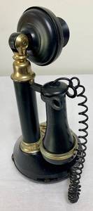 lot 31 image: Vintage Telephone Collectibles Bank, AM Radio and American Telephone and Telegraph Company 20 Unit Coaxial Cable