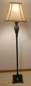 lot 209 image: Iron Lace Floor Lamp