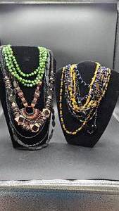 lot 84 image: Unique and Colorful Collection of Costume Jewelry