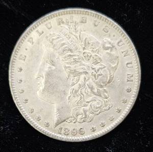 lot 2 image: 1896 Morgan Silver Dollar - Minted in Philadelphia