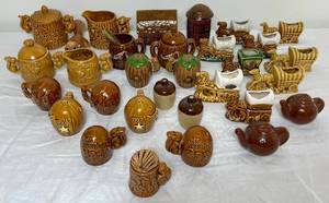 lot 174 image: Vintage Salt & Pepper, Toothpick Holders, Sugar & Creamer Sets
