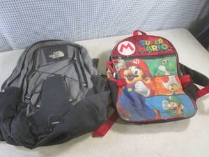 (EW2) The North Face and Super Mario Backpacks