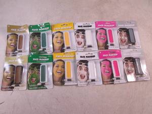 (EC1) 12 Packs of Colored Face Makeup