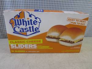 (FRZ) Frozen White Castle Classic Cheese Sliders - 16 Sliders (8 - Two Packs) Past Date