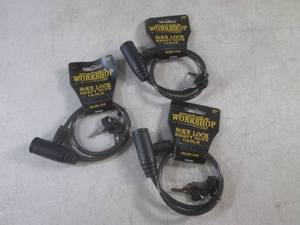 (EC1) 3 - 21 Cable Bike Locks with Keys