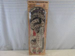 (H-2) Metal Dont Tread On Me Thermometer IndoorOutdoor 17 38 x 7 38
