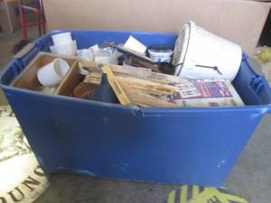 (EW3) 45 Gallon Tote Full of Misc Unknown