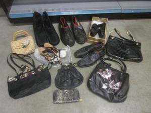 (G-1) Assorted Purses and Shoes...