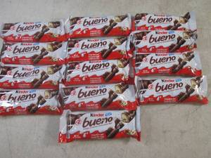 (B-3) 13 Kinder Bueno Candy Bars Past Date