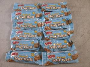 (B-3) 12 Skippy Peanut Butter Salted Nut Rolls Best by Aug 2024