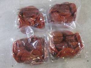 (B-2) 2 Pounds Uncured Pepperoni 4) 12 Pound Pouches