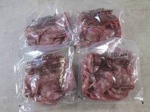 (B-2) 2 Pounds Uncured Sopressata Salami 4) 12 Pound Pouches