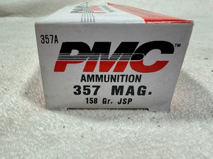 357 Magnum PMC Ammunition, 50 Centerfire Pistol Cartridges