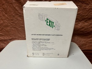 LED EXITIncandescent Emergency Light Combo