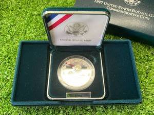 1997 US Botanic Garden Proof Silver Dollar