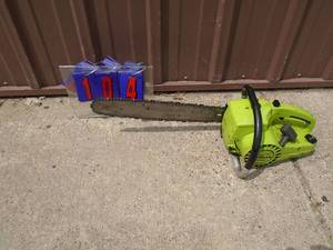 Poulan Super 250A chainsaw. Used condition. As shown.