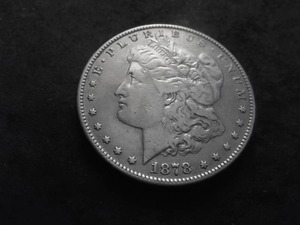 lot 1 image: 1878 Morgan Silver Dollar 8 Tailfeather