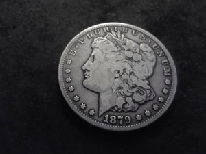 lot 4 image: 1879 CC Morgan Silver Dollar