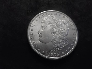 lot 6 image: 1879 S Morgan Silver Dollar