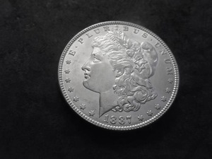 lot 17 image: 1887 Morgan Silver Dollar