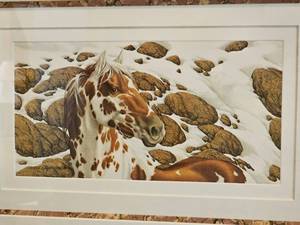 lot 108 image: Bev Doolittle Hide & Seek Signed Print