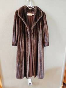 lot 8A image: Full Length Mink Fur Coat