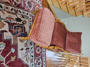 lot 57 image: Empire Styled Ladderback Parlor Armchair