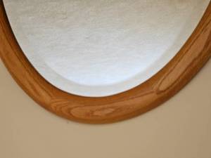 lot 125 image: Contemporary Oval Mirror