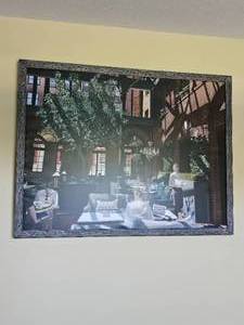 lot 131 image: 3 Arts Club Caf, Chicago Painting Brendan Kramp Decor Reproduction