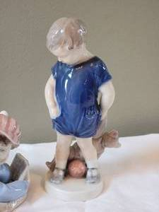 lot 159 image: Lladro - Royal Copenhagen Fine Porcelain Figure Collection - (3)