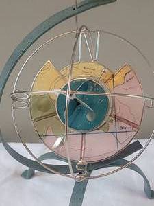lot 41 image: Eye-Catching Sculpted Compass Rose Decor Sculpture