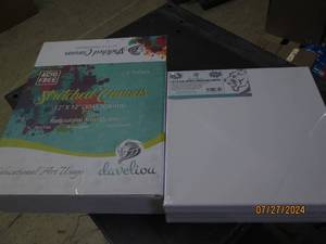 lot 175 image: new package of davelion 5 stretched canvas 12 inch x 12 inch panels acid free
