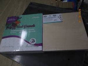 lot 177 image: package of new davelion 12 inch x 12 inch wood panels 4 panels in box pure birch