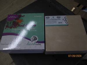 lot 181 image: package of new davelion 10 inch x 10 inch pure birch wood panels 4 in box new