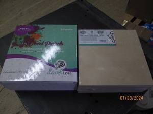 lot 184 image: package of new davelion 10 inch x 10 inch pure birch wood panels 4 in box new