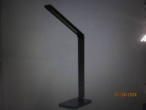 lot 213 image: Aleris LED Desk Lamp with USB Built-in Battery 13 new retail $135.00