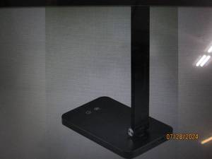 lot 218 image: Aleris LED Desk Lamp with USB Built-in Battery 13 new retail $135.00