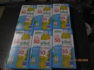 lot 244 image: 6 packages of 2 alba botanica broad spectrum 50 spf hawaiian suncreen