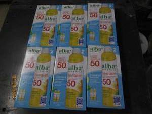 lot 246 image: 6 packages of 2 alba botanica broad spectrum 50 spf hawaiian suncreen
