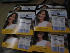 lot 253 image: 6 pacakges of 2 neutrogena ultra sheer dry tuch spf 55 sunscreen