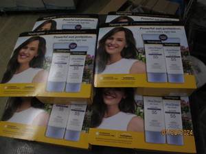 lot 256 image: 6 pacakges of 2 neutrogena ultra sheer dry tuch spf 55 sunscreen