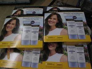 lot 262 image: 6 pacakges of 2 neutrogena ultra sheer dry tuch spf 55 sunscreen