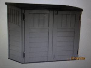 lot 17 image: Suncast 34 Cu. Ft. Horizontal Storage Shed