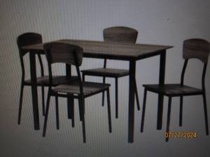 lot 23 image: Baxton Studio Marcus 5-Pc. Dining Set