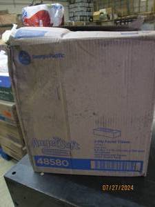 lot 67 image: case of angel soft professional sereis 2-ply facial tissue 30 cartons