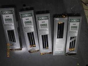 lot 77 image: 5 packages of dixion black china markers