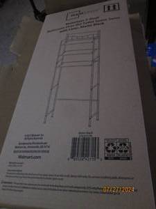 lot 115 image: case of 3 mat blk bathroom space savers new