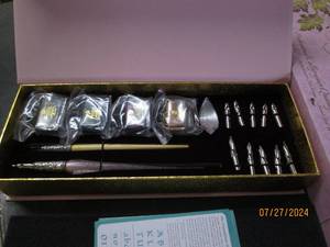 lot 156 image: new davelion calligraphy set...