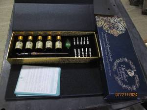 lot 162 image: new davelion calligraphy set black...
