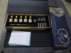 lot 163 image: new davelion calligraphy set black...